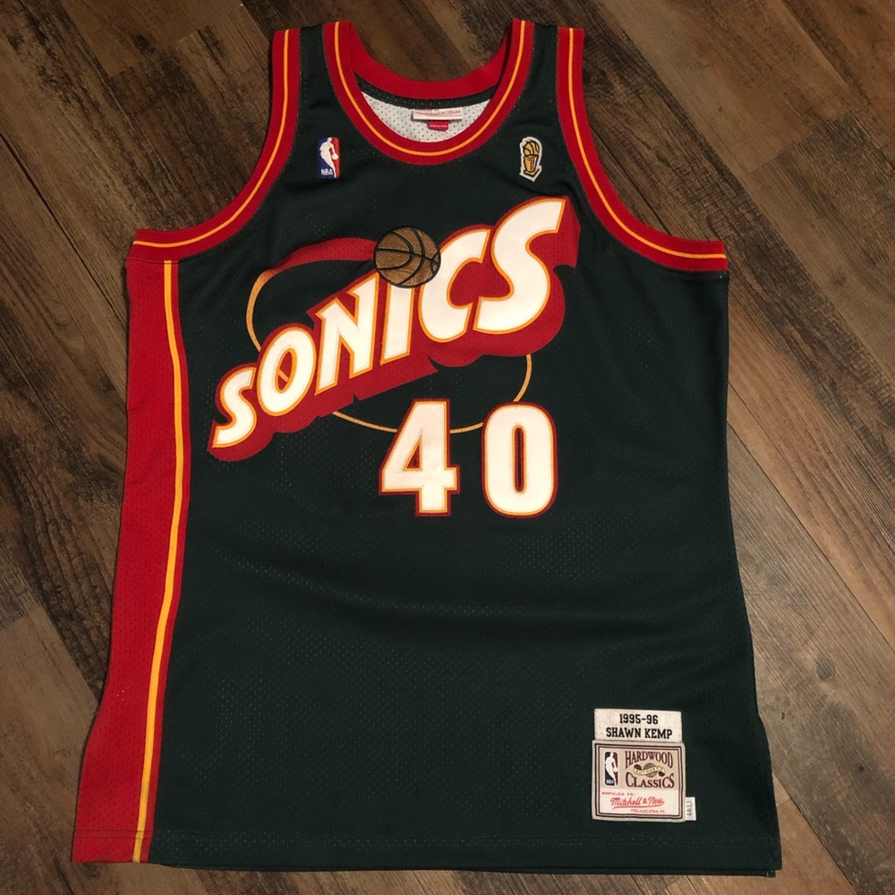 Authentic Seattle Sonics Jersey